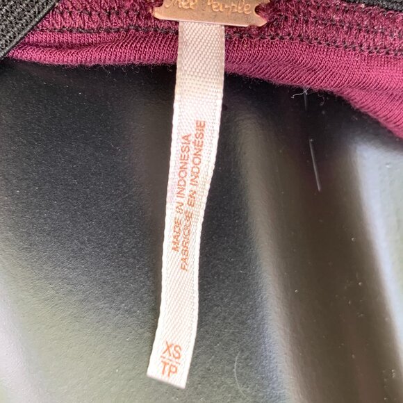 Free People Burgundy Side Slit Maxi Skirt - Picture 10 of 12